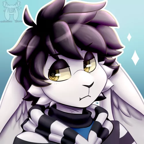 Angsty Bunn.. (Art by me:@Fleurfurr on Twitter!!)