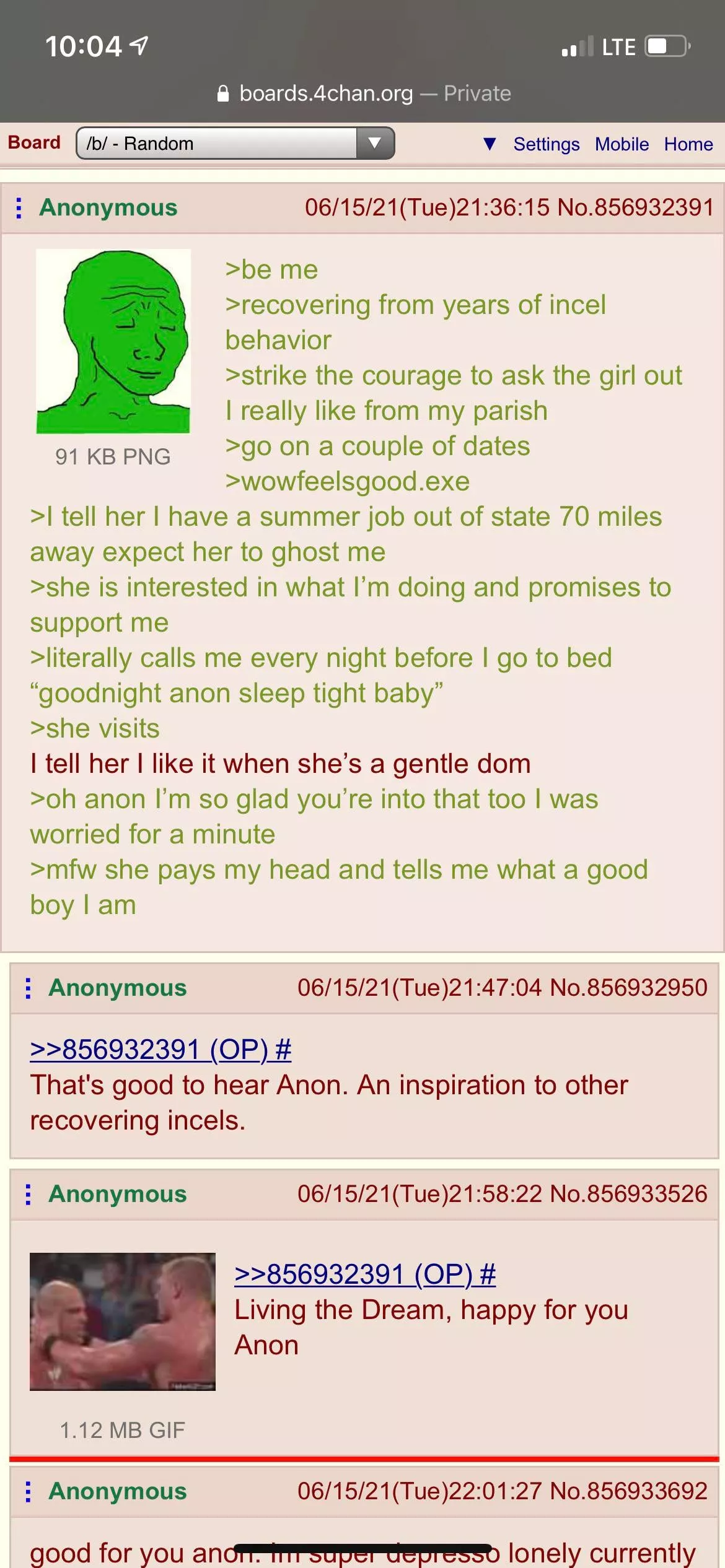 Anon makes it.
