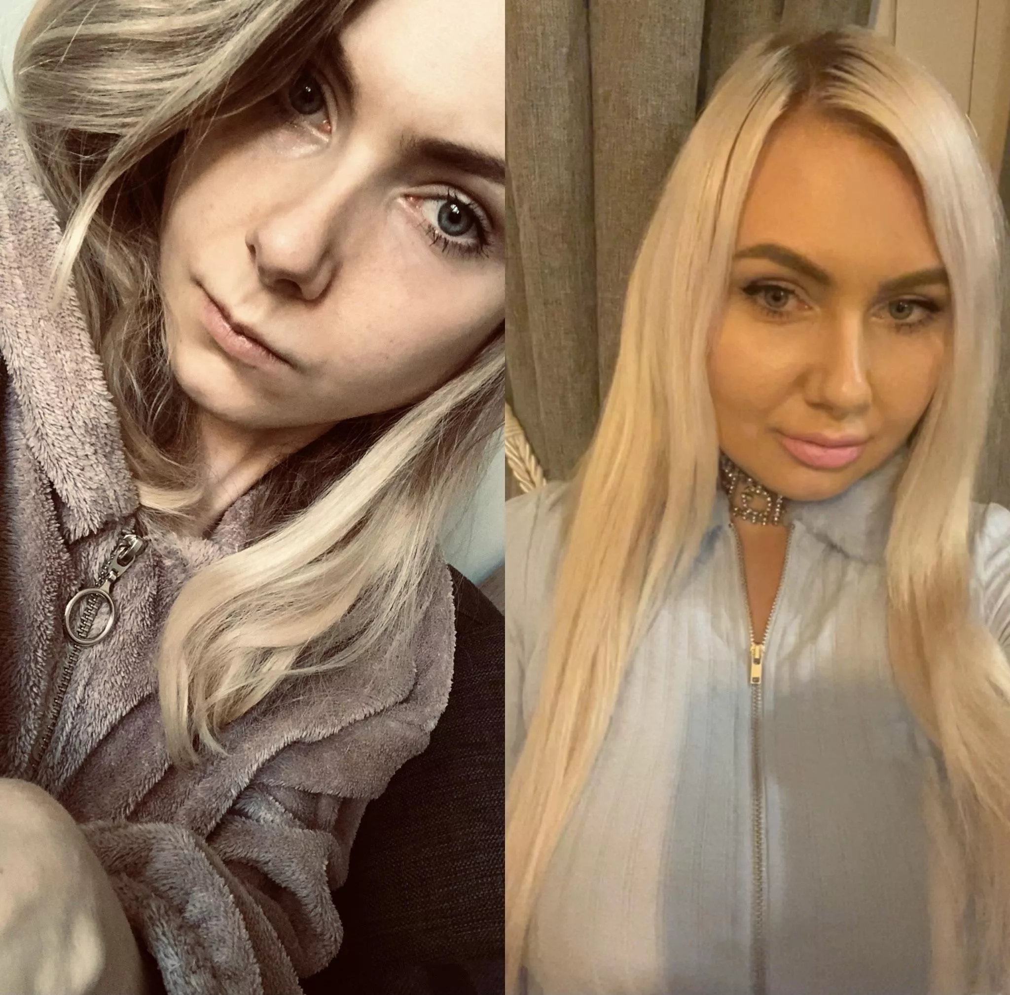Another before and after pic💜 Another before and after pic💜