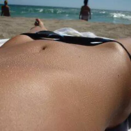 Another bikini bridge at the beach...