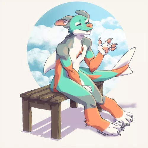 Another commission by me ^^ Please consider following me here on reddit and other social media - my username on IG, Twitter and FurAffinity is wolfyna88 :)