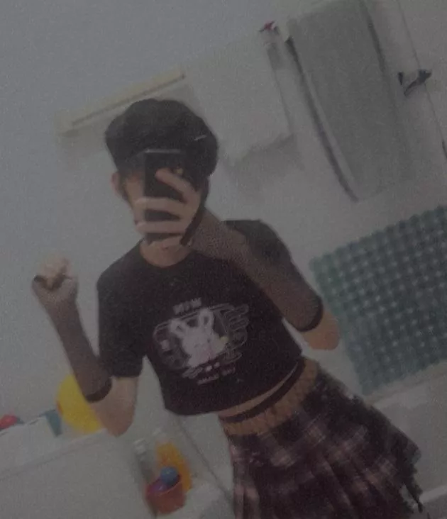 Another day of hiding in the bathroom to dress like this.