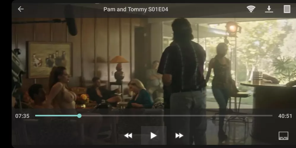 Another image of Nikki Benz and her big Titties in Pam and Tommy in Season 1 episode 4