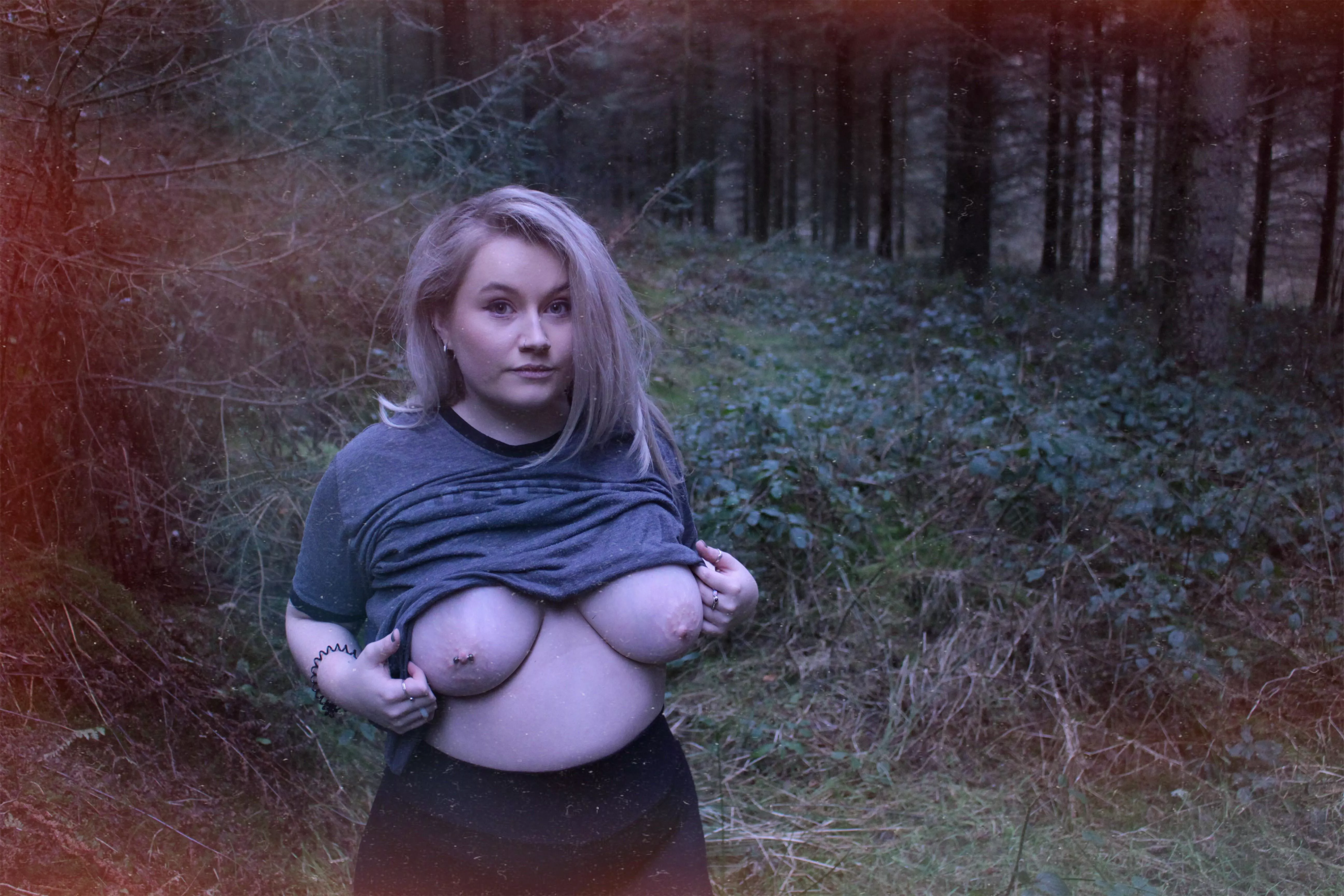 Another one flashing in the woods! Another one flashing in the woods!
