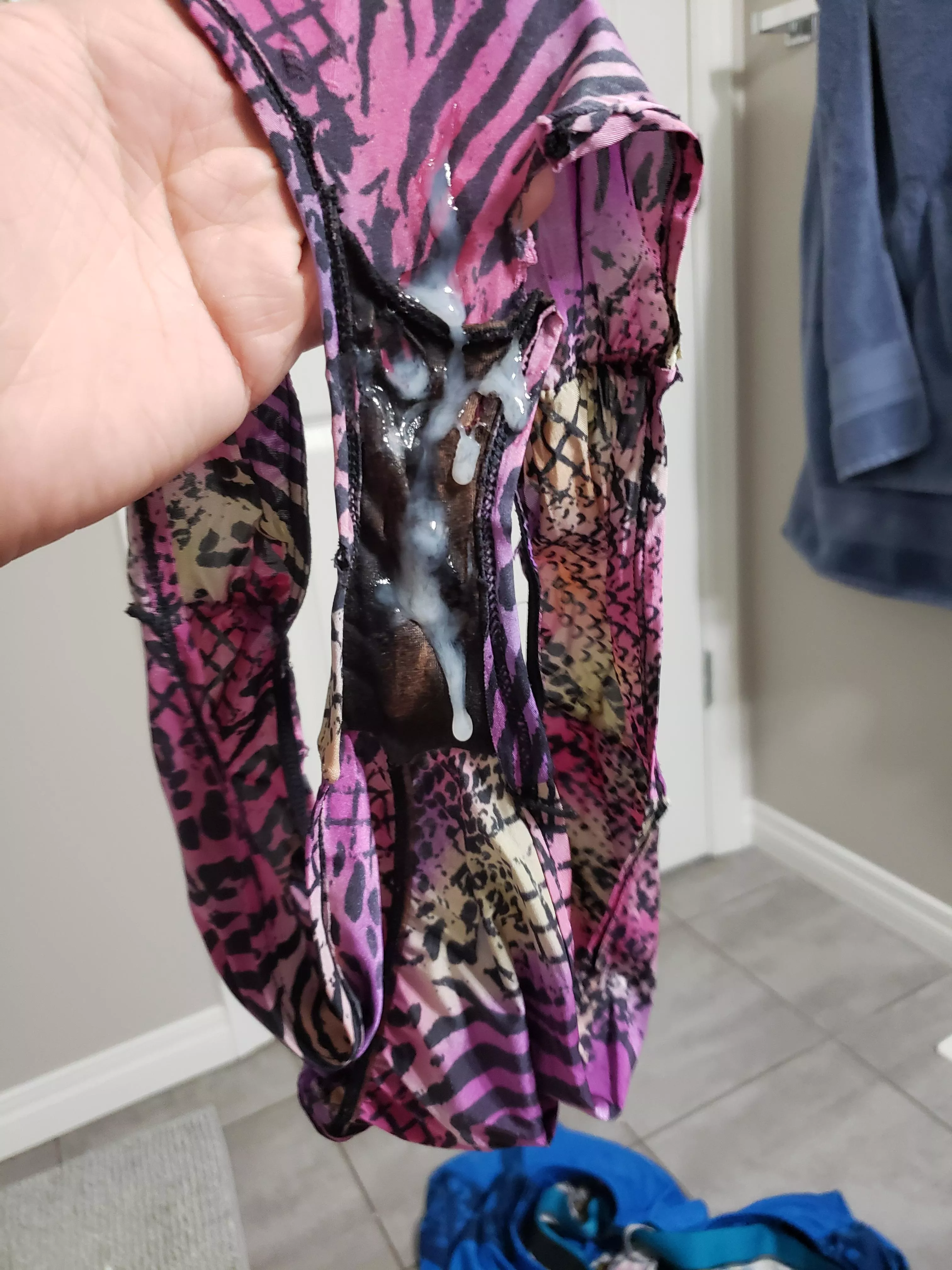 Another pair with a big load shot into them.