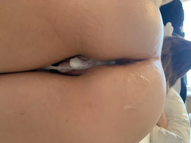 Another Thick Load dripping out of me, almost daily now 🤭💦