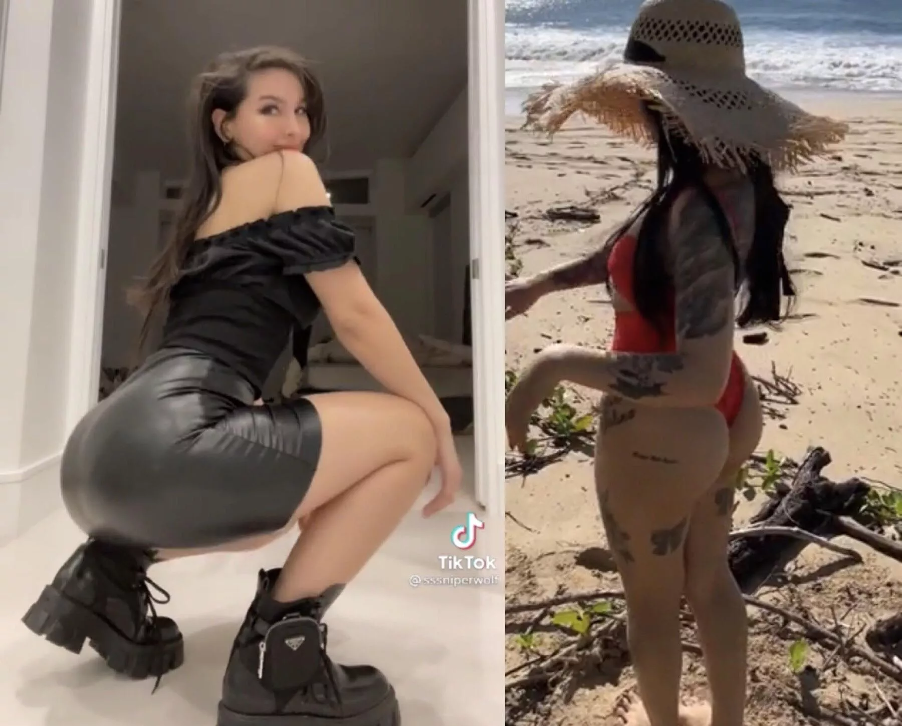 Any buds wanna eat SSSniperwolf and Bella Poarch’s ass with me
