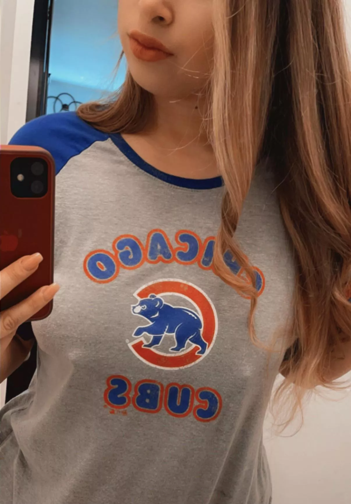 Any Cubs fans in here?! I love letting my nipples be free to breathe lol