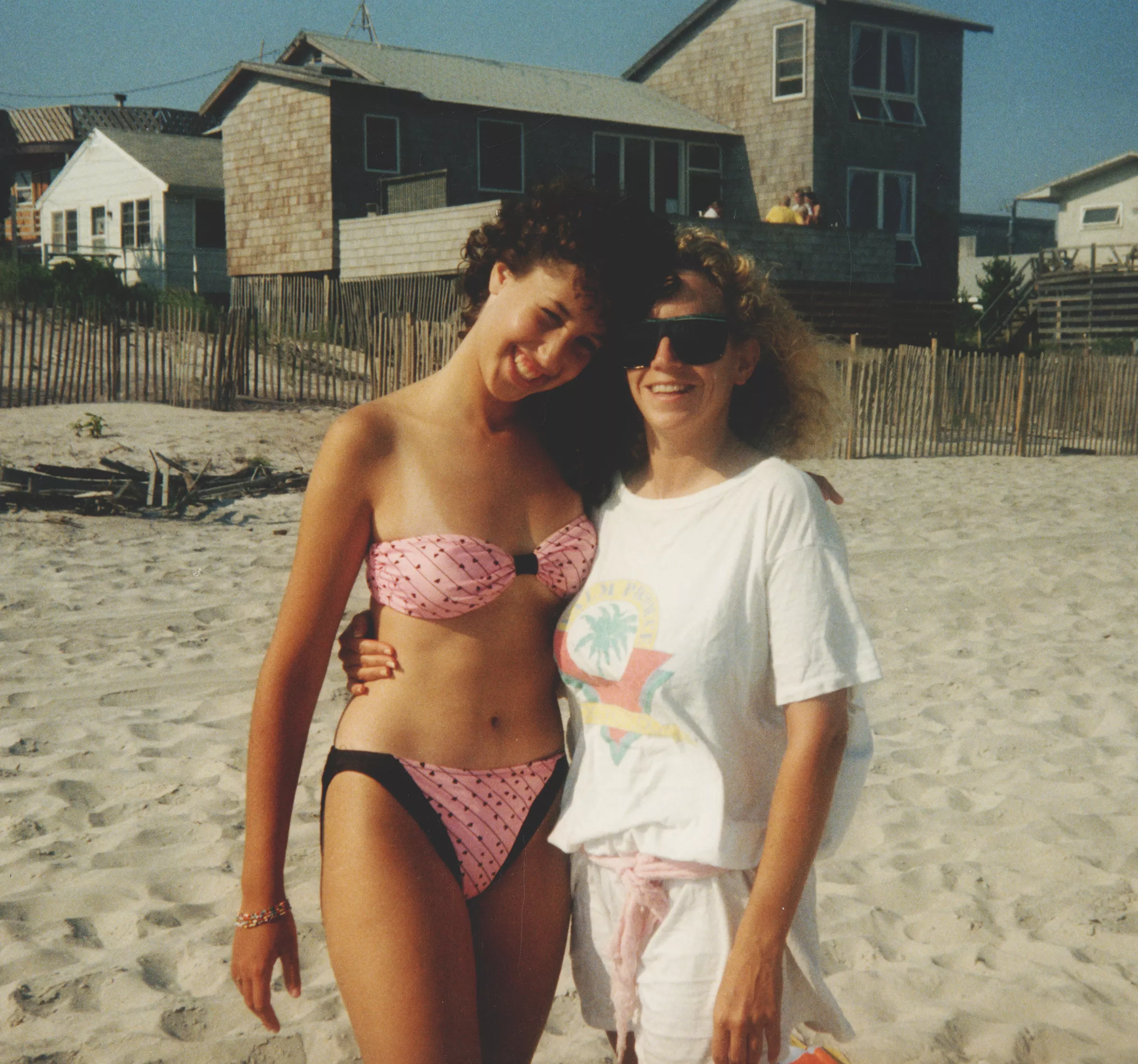 Any love for vintage bikinis? Me on the left, 1989, Cape Cod