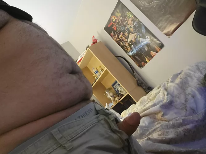 Any of you guys or girls interested in a chubby guy with a relatively small dick