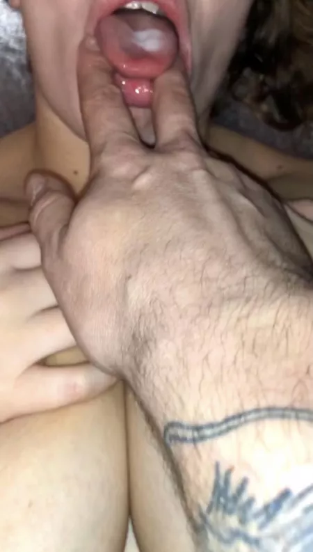 Any volunteers to feed me their cum too? π₯΅ I want my mouth filled!