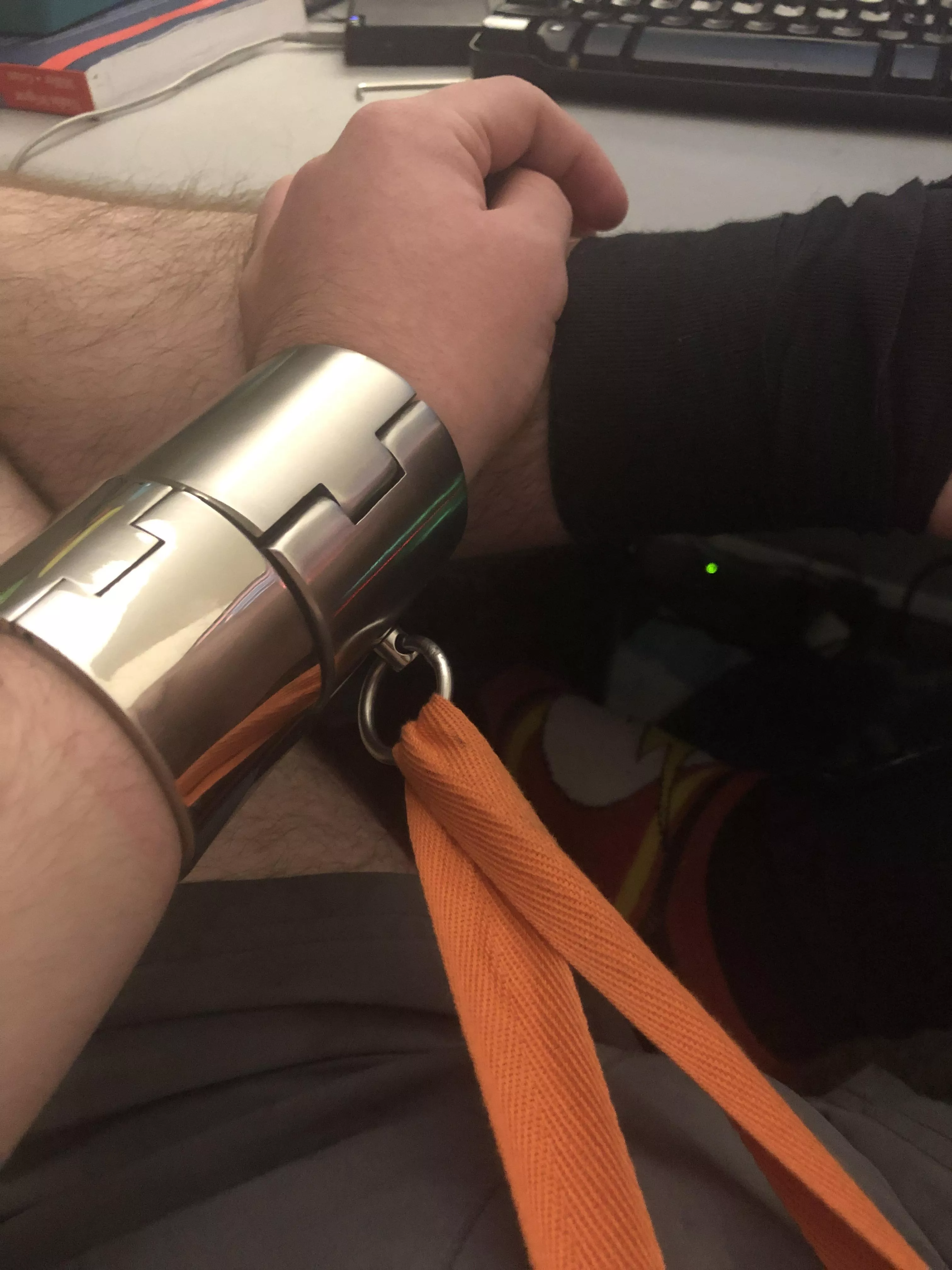 Anybody want to be the one to lock me up in more metal and have their way with me?