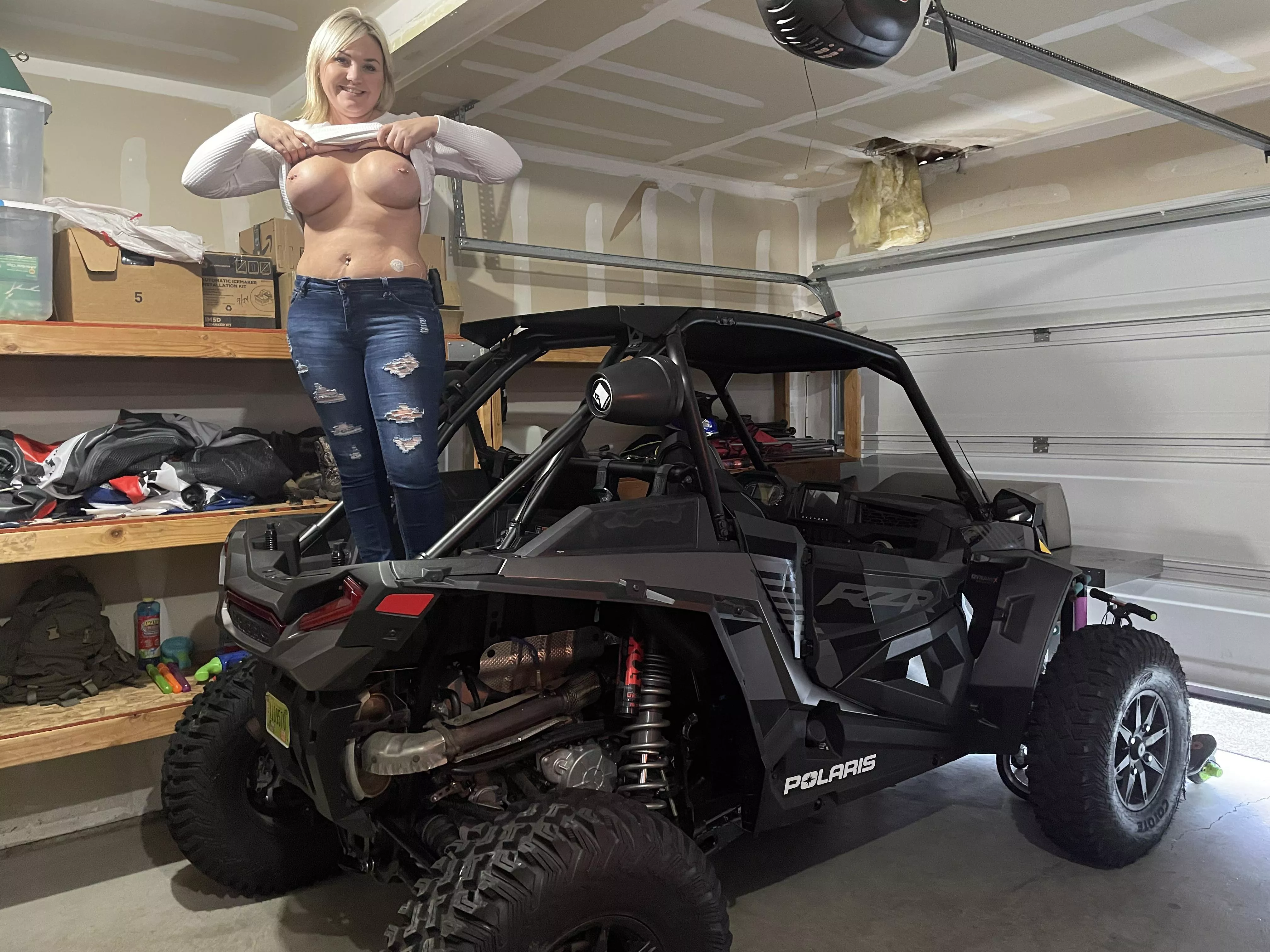 Anyone brave enough to go on a ride with her? Anyone brave enough to go on a ride with her?