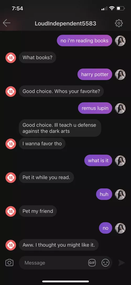 anyone else tired of messages like these when you’re trying to be non sexual?