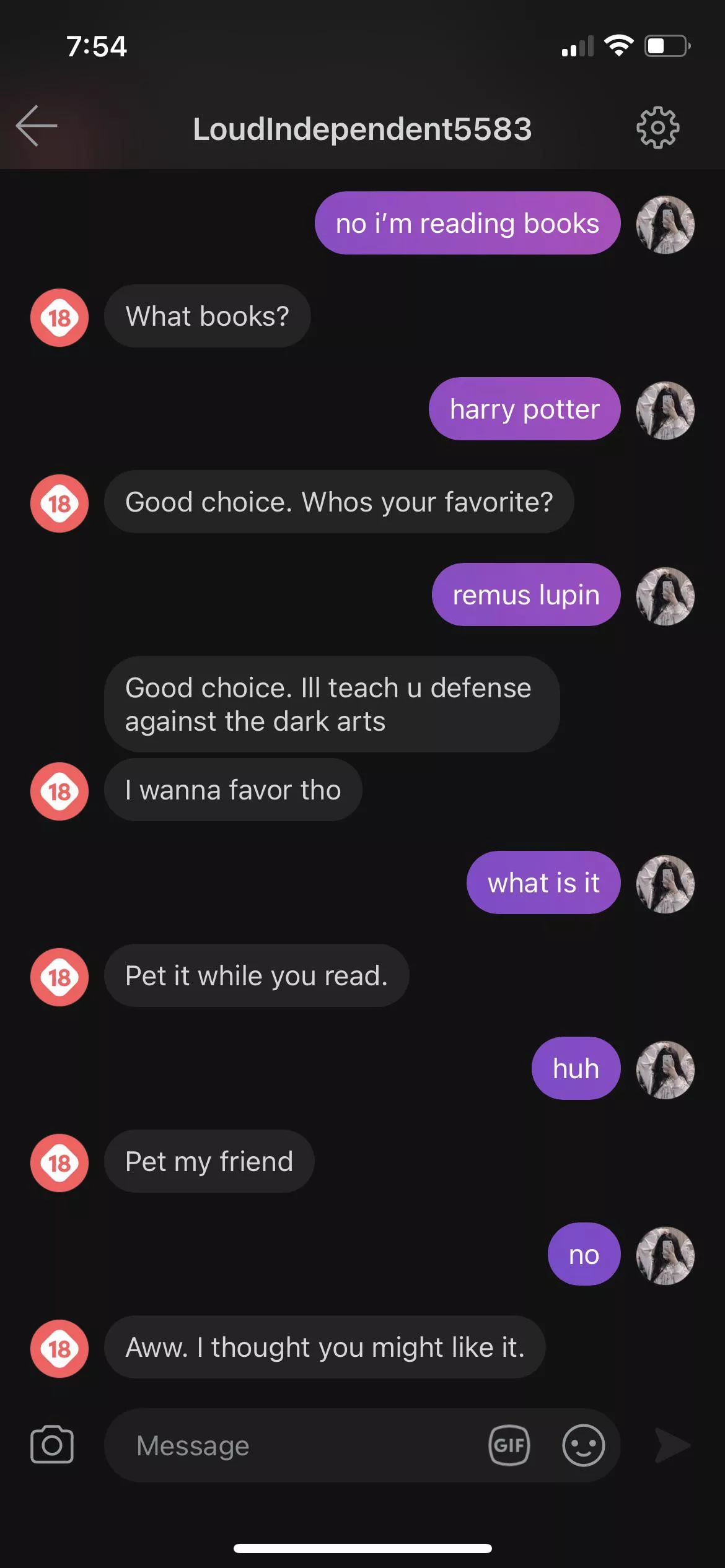 anyone else tired of messages like these when you’re trying to be non sexual?