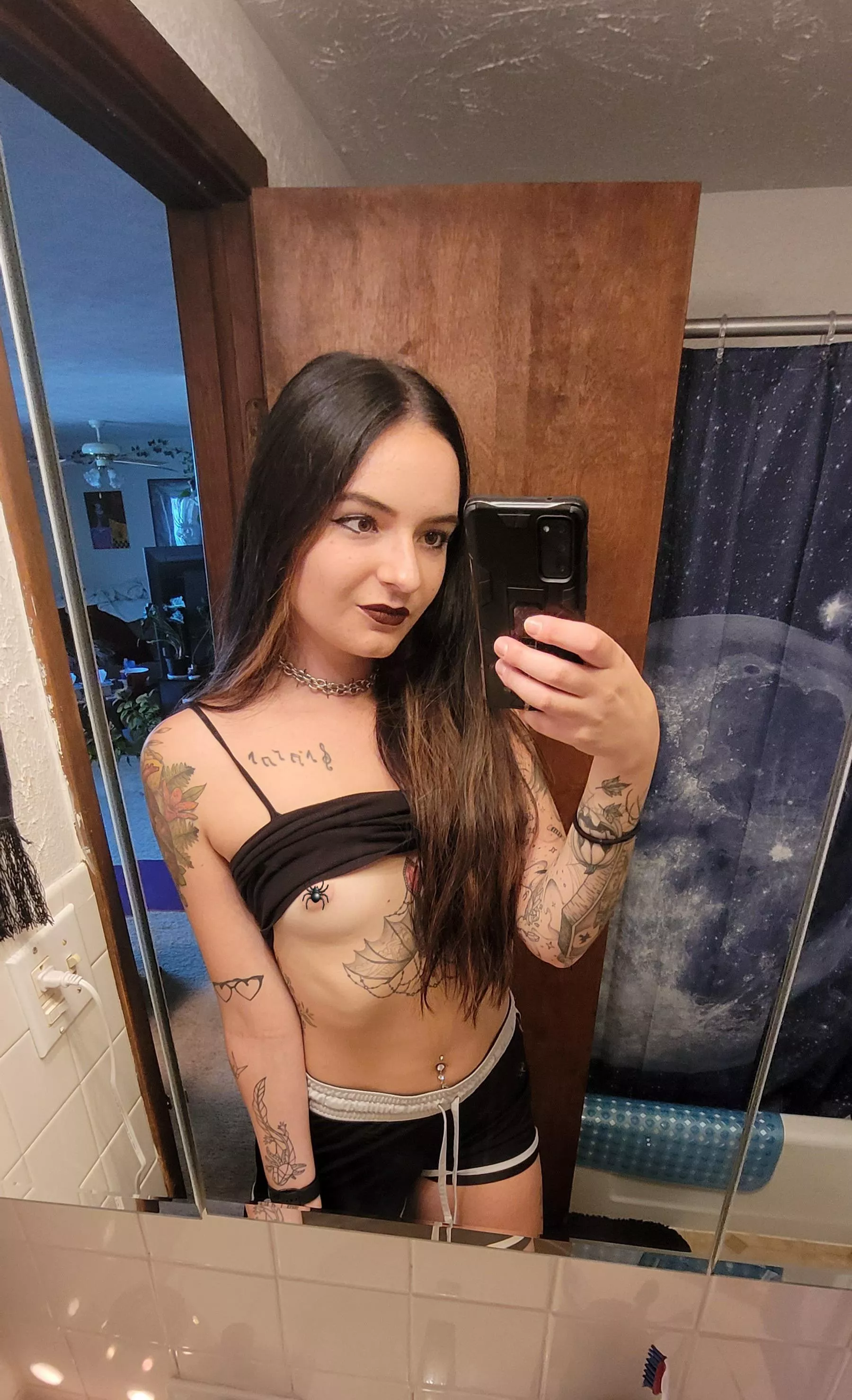 Anyone here looking for a little titty goth gf?π€π Anyone here looking for a little titty goth gf?π€π