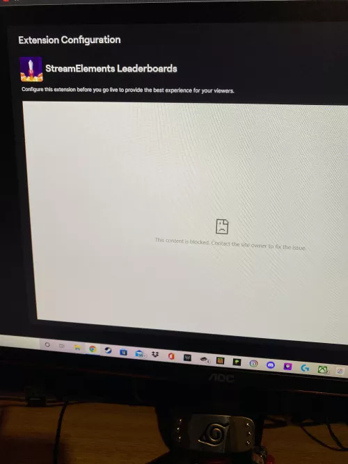Anyone know how to fix this? trying to add an extension and this pops up :(