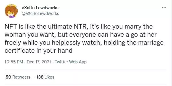 Anything is NTR, if you have an imaginative enough mind.