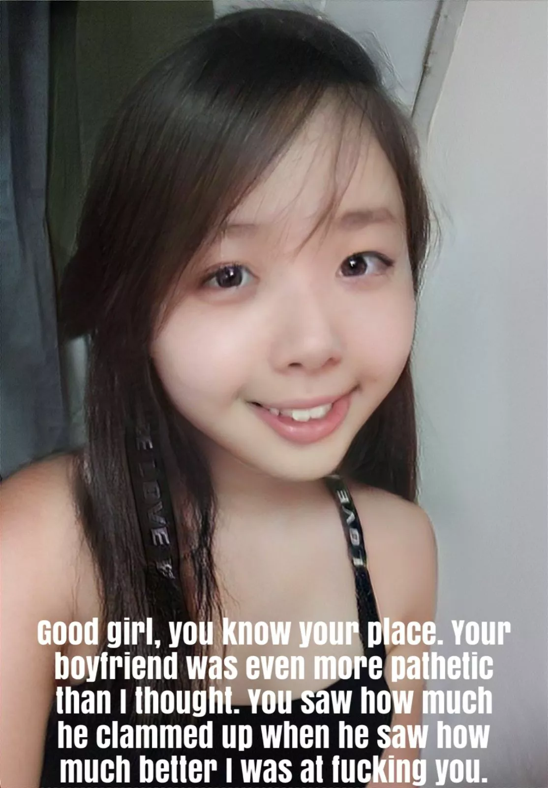 Anything would be better than his 2 inches