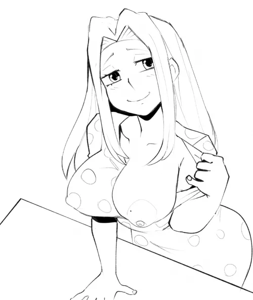 Aoyama's mom showing off [SquiddySquiddles]