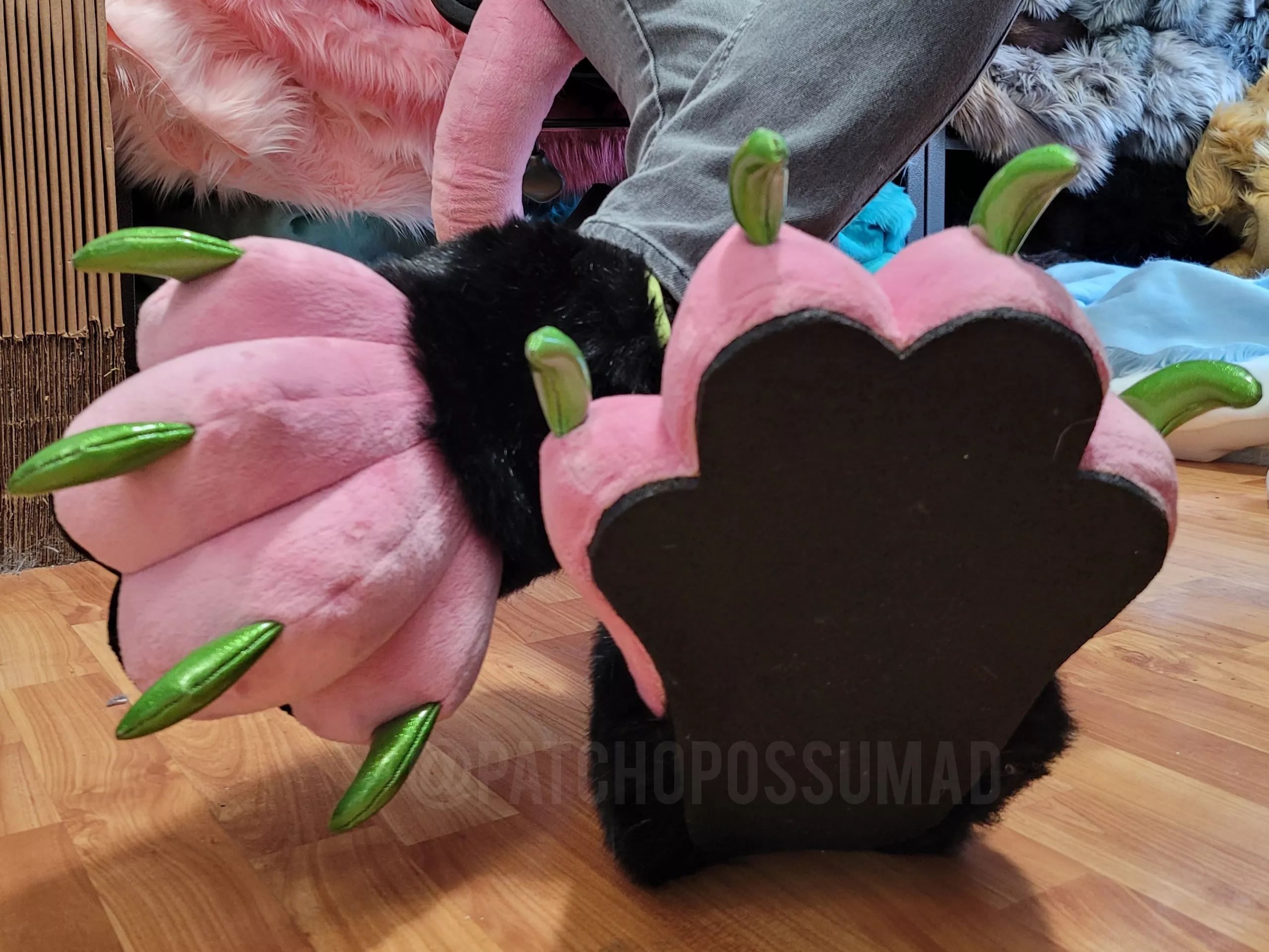 Are fursuit footpaws allowed? I haven't made my indoor feet yet, so I hope you're into stompy, thick rubber soles.