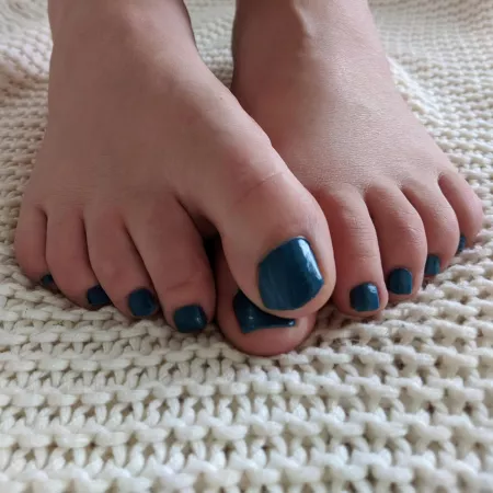 Are my toes in your face enough or do you want to get closer?