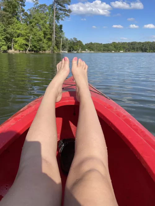 Are my toes the prettiest part of this picture?
