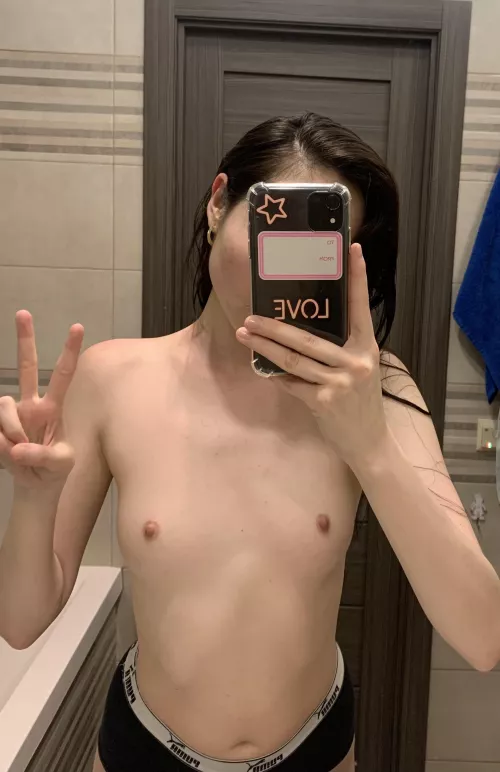 Are u a sucker for small tits like mine ?