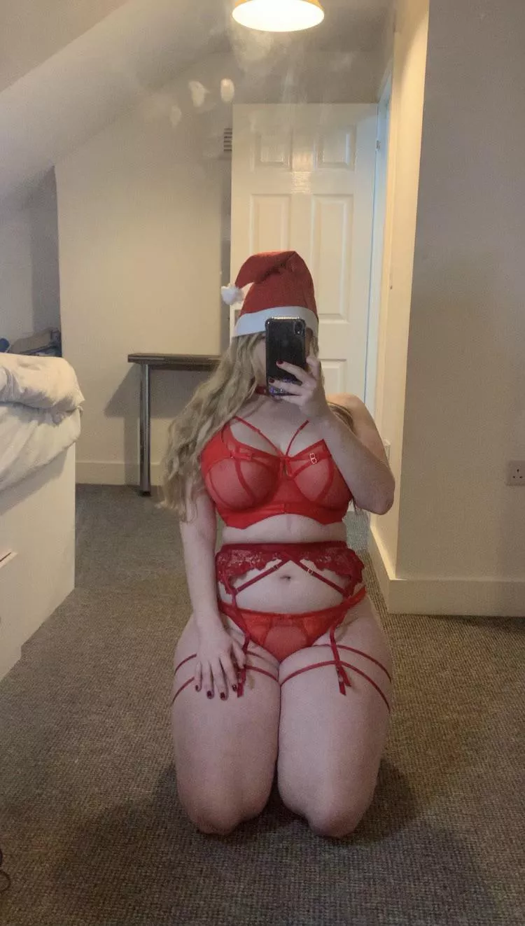 Are you excited for your present this year? You’ve been a very good boy! 😜