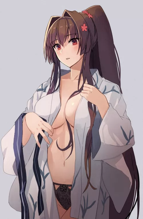 Are you going to change into the tiger print? [Kantai Collection]