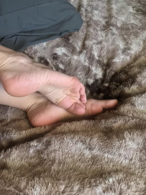 Are you massaging me with your hands or your tongue?