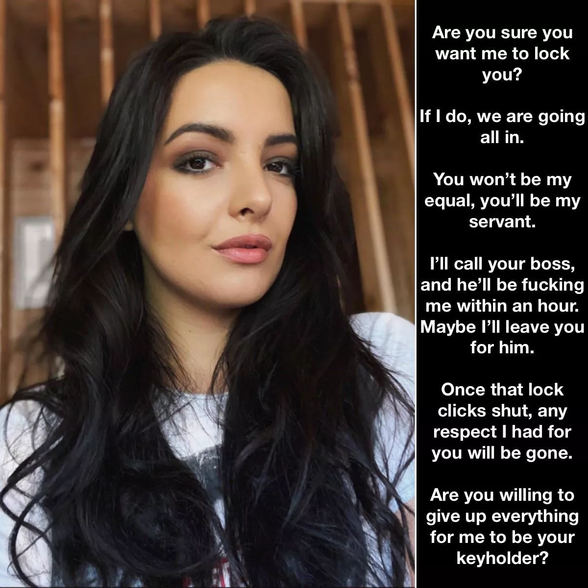 Are you willing to lose it all?