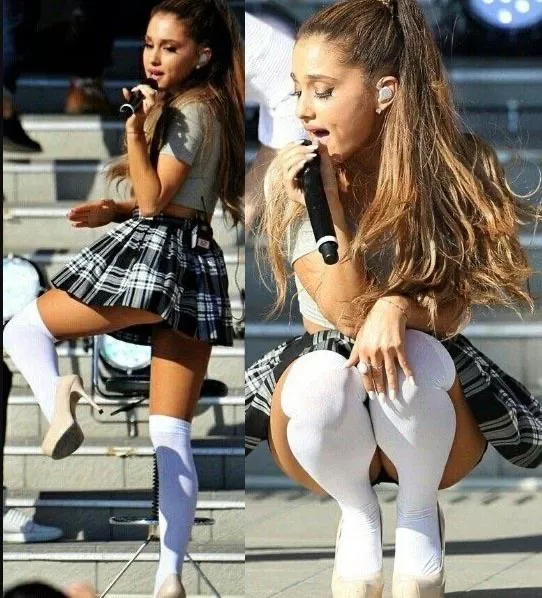 Ariana Grande’s tight body has me stroking