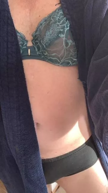 Around the house in my robe