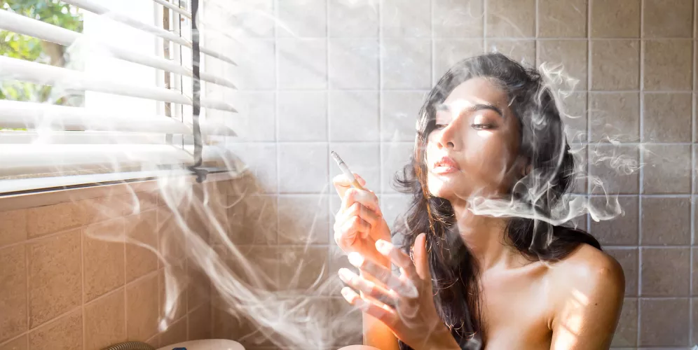 Aroused in a swirl of lung-warmed smoke