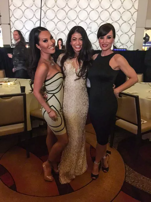 Asa Akira, Veronica Rodriguez and Lisa Ann