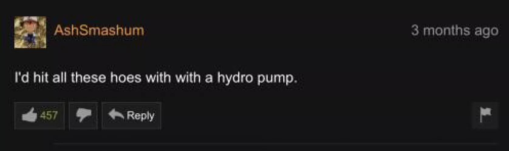 Ash Smashum ladies and gentlemen