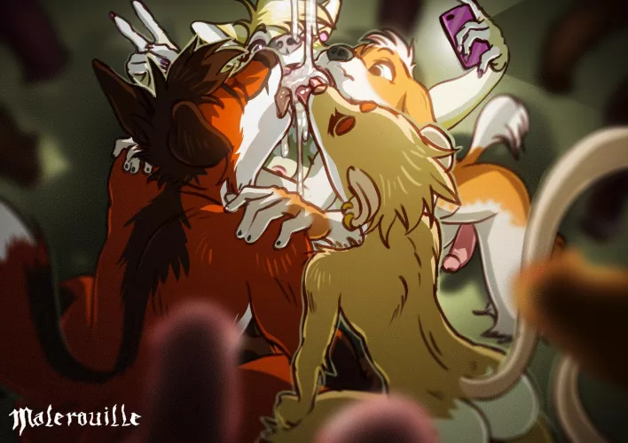 AshCoyote Selfie llll (Malerouille)