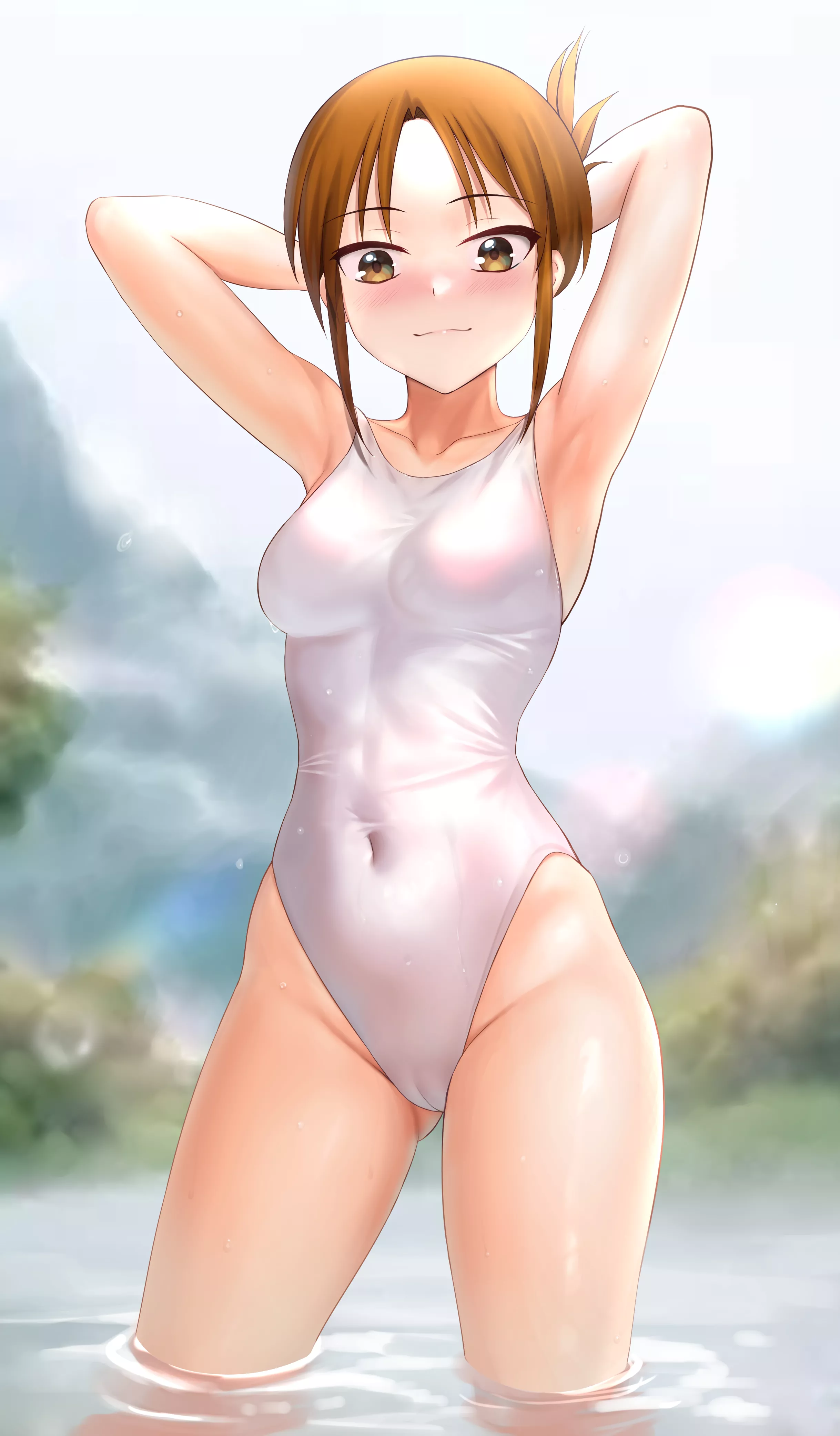 Ashihana Renge Highleg Swimsuit (Besmiled) [karakuri circus ]