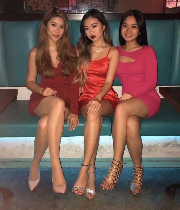 Asian Ladies in Dresses