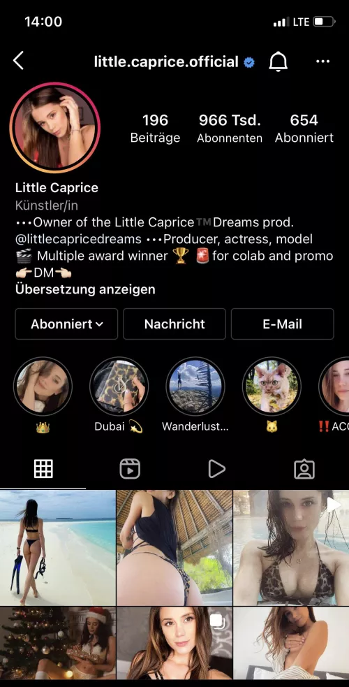 Ask me questions now … on my I instgram on instgram NOW https://instagram.com/little.caprice.official