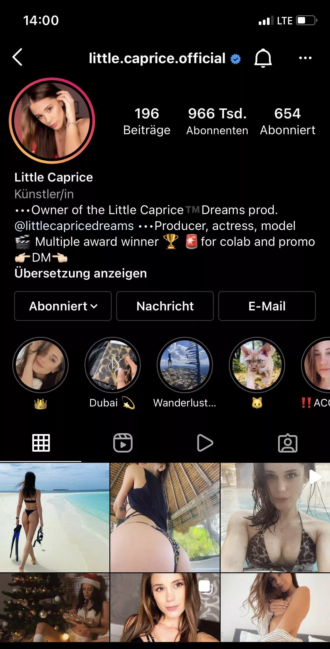 Ask me questions now … on my I instgram on instgram NOW https://instagram.com/little.caprice.official