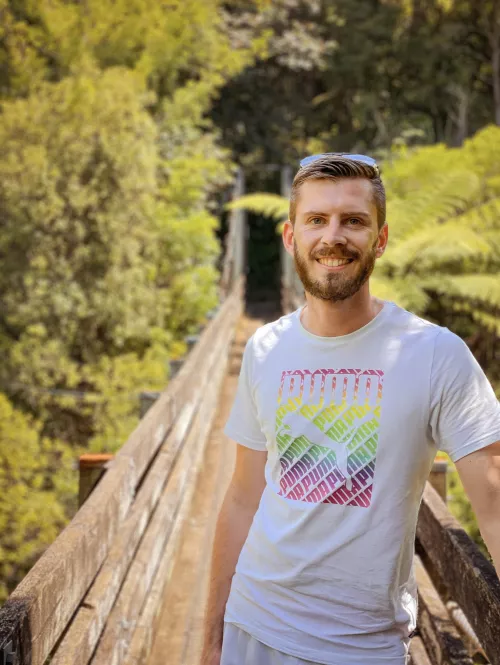 Asked my crush on a date. He declined, so here’s a cute photo of me on a hike today.