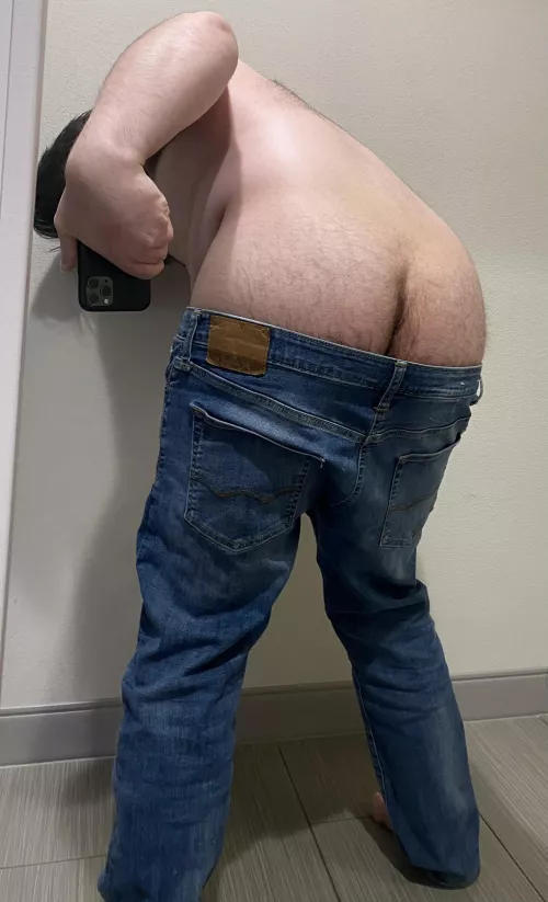 Ass in jeans