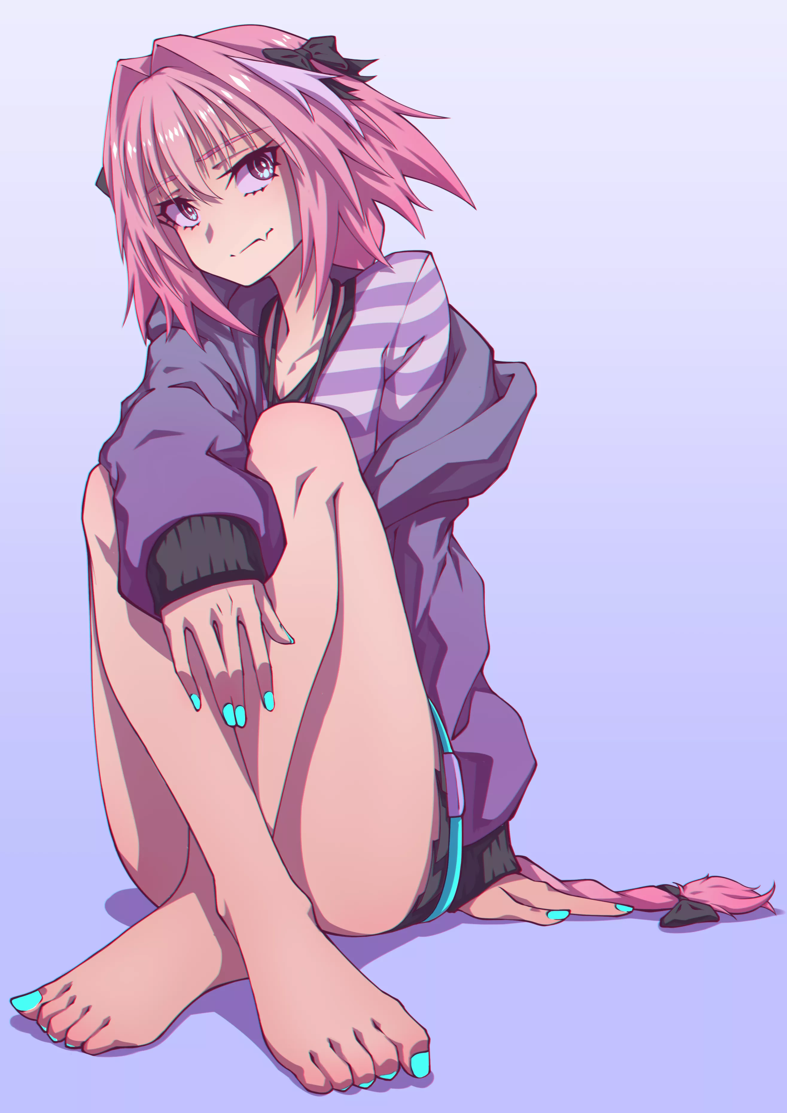 Astolfo's cute painted nails