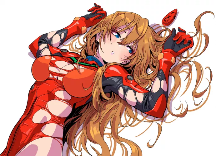Asuka being pretty as usual by (Shunyayamashita [Neon Genesis evangelion]