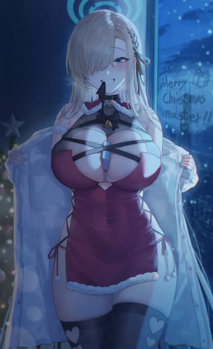 Asuna on Christmas Eve [Blue Archive]