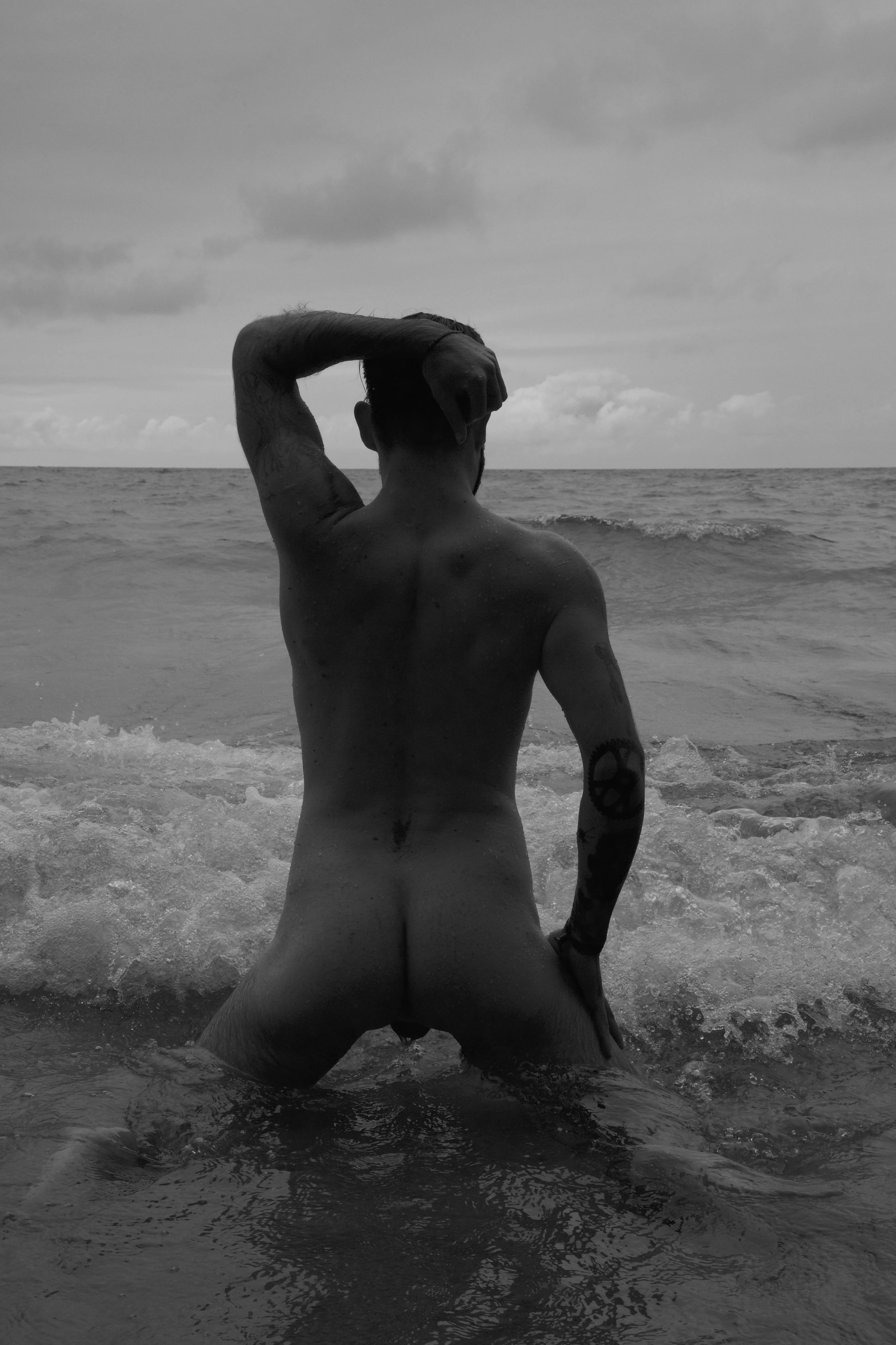 At a beach in Michigan.