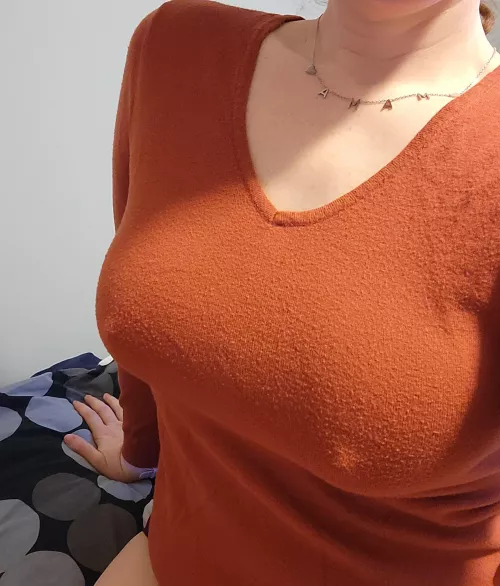 at home, bras are always optional