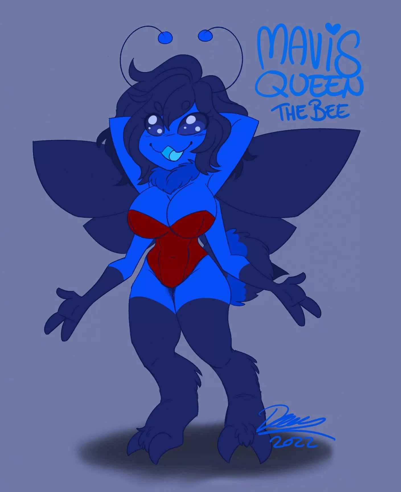 At long last got my fursona design commissioned thanks to @subarashi44 over on Twitter